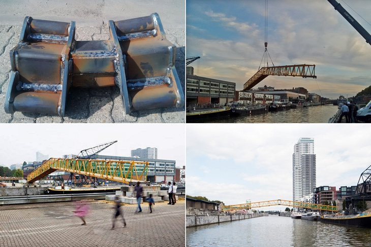 Temporary_Bridge_over_the_Charleroi_Canal_Bruxelles 25 finalista za Europsku nagradu za urbani javni prostor 2016.