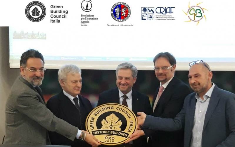 GBC_gold GBC_gold Prva zeleno certificirana povijesna građevina u Italiji