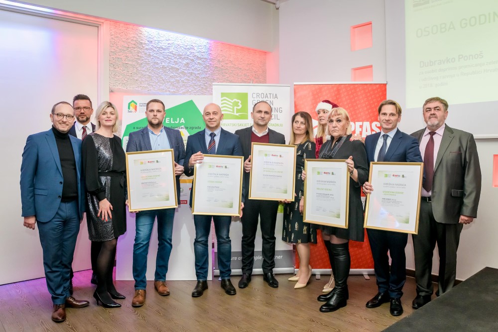 nagraeni Dodijeljene Godišnje nagrade za zelenu gradnju i održivi razvoj