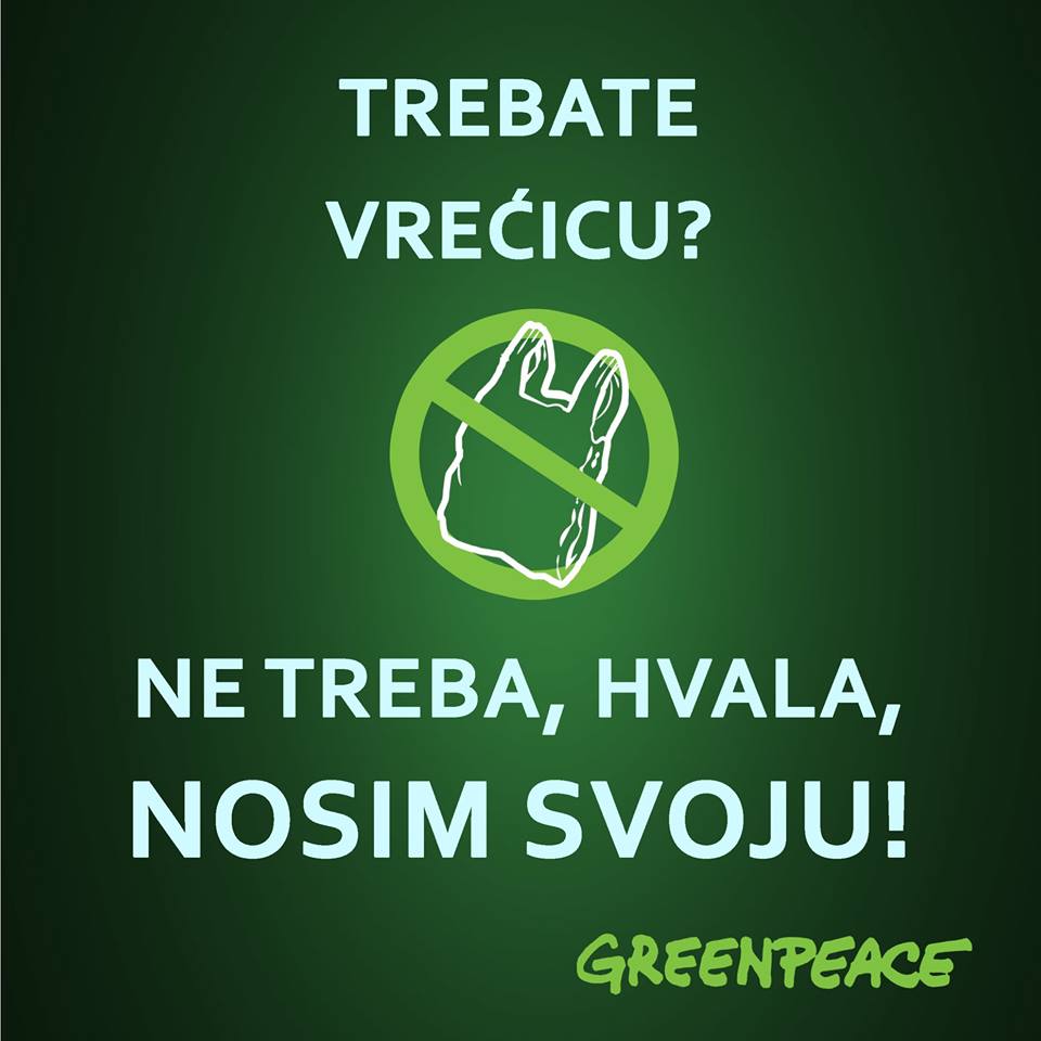 Plastine_vreice Greenpeace poručuje -  Lagane plastične vrećice treba zabraniti!