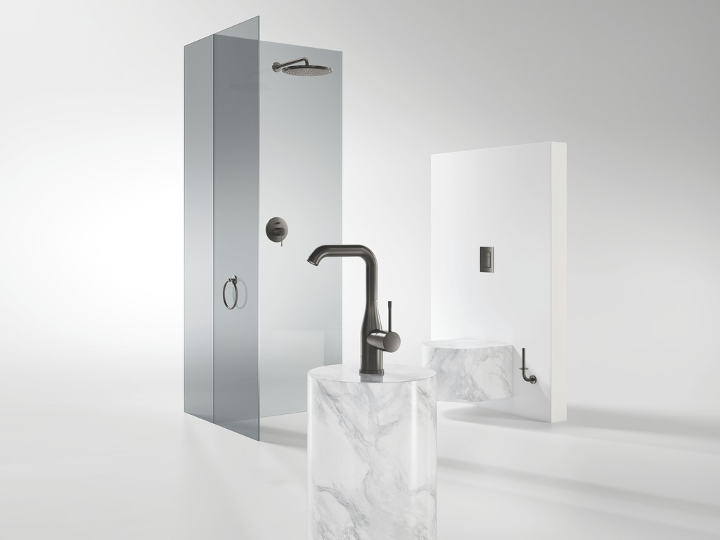 grohe_essence_brushed_hard_graphite_milieu Opremite kupaonicu slavinama u boji