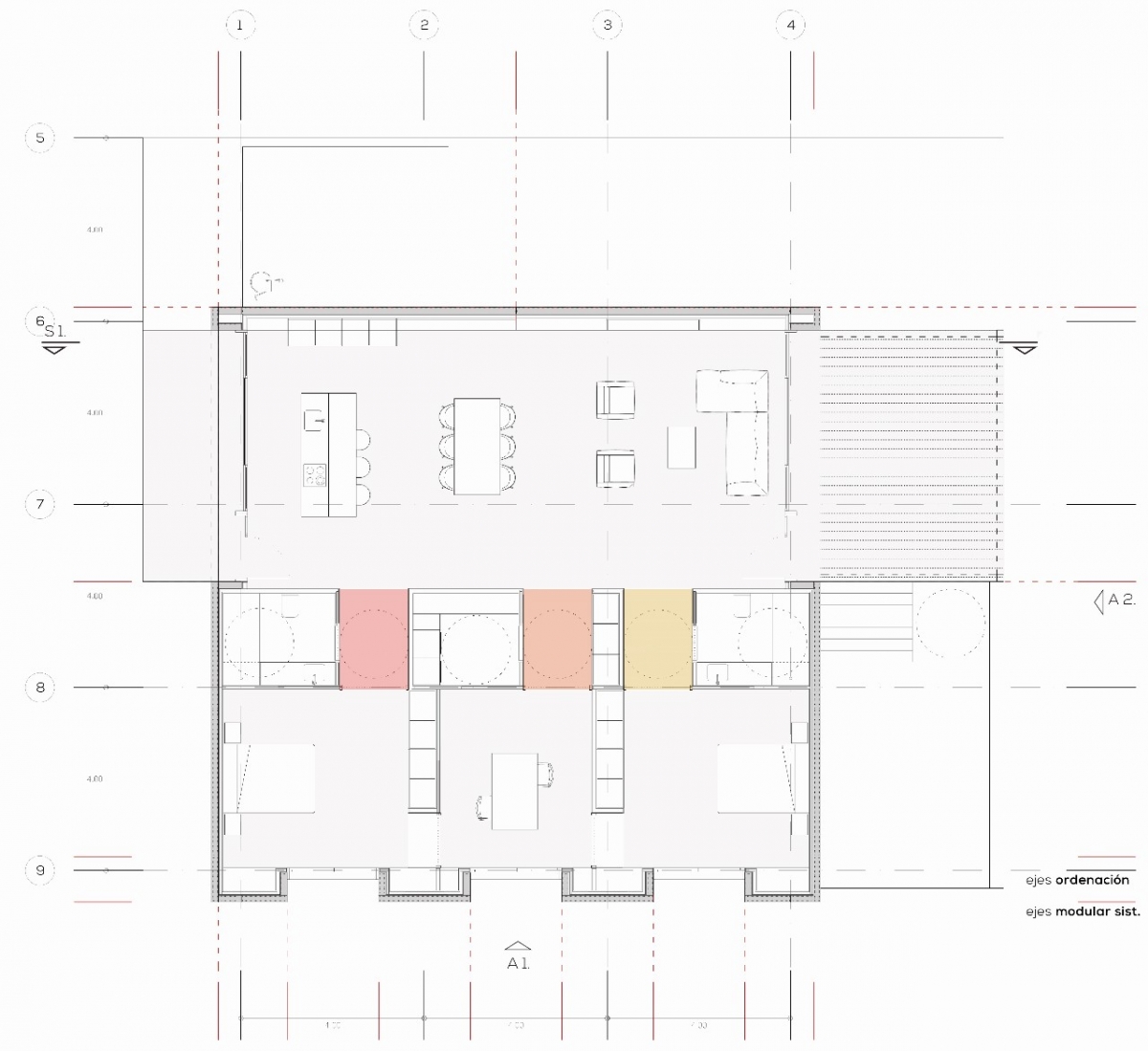 Estudio13_CasaM-Modular-Home-Adapta-Planta Modularna kuća prilagođena osobama smanjenih sposobnosti