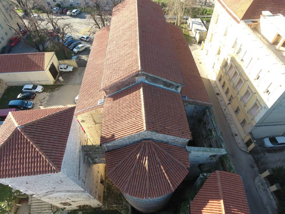 Sv_nikola_pogled_iz_drona U okviru EU projekta obnovit će se kompleks bivše crkve i samostana sv. Nikole u Zadru