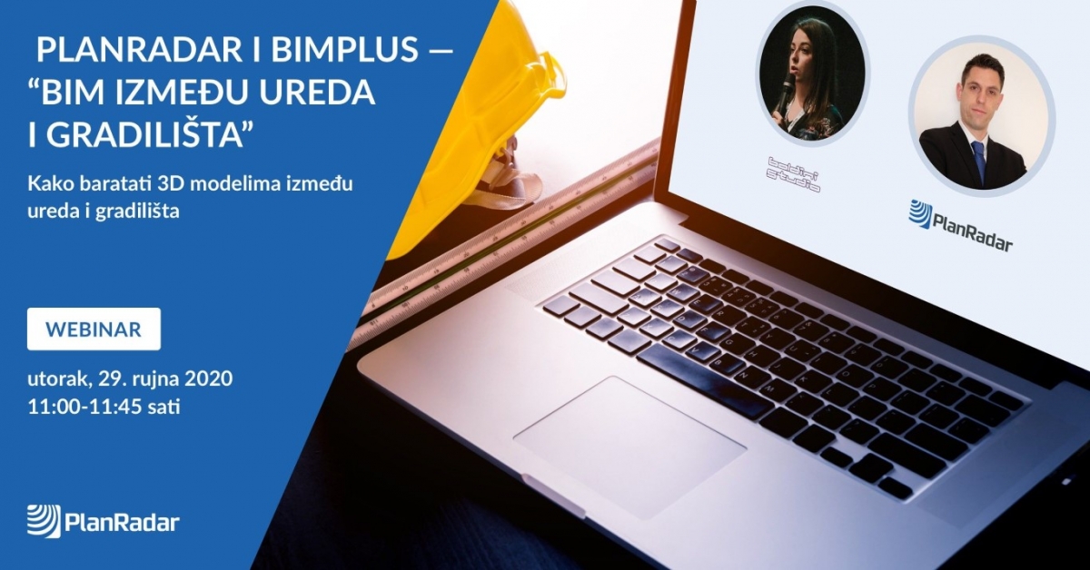 Webinar - BIM između ureda i gradili&scaron;ta