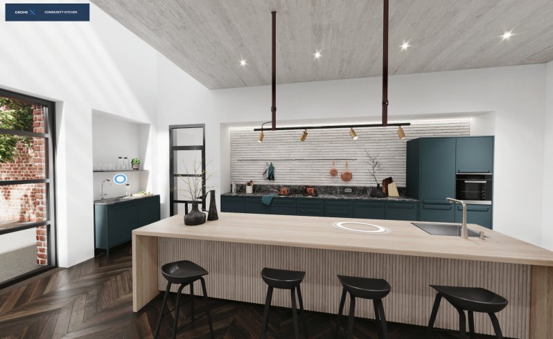 GROHE_X_Living_Space_Kitchen GROHE X premijerni tjedan najavio novu eru - rekordni broj posjetitelja i izniman angažman kupaca