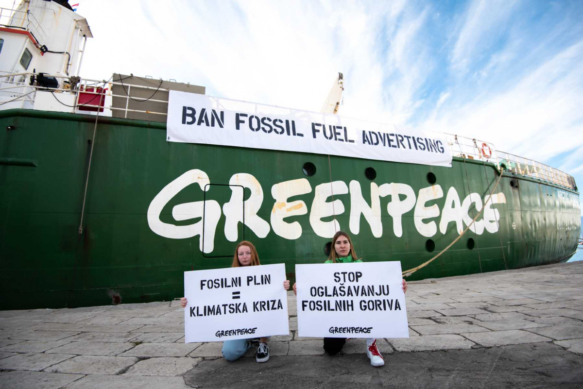 Branka_Keser_Greenpeace_1 Plinska platforma Ivana D još uvijek na dnu Jadrana