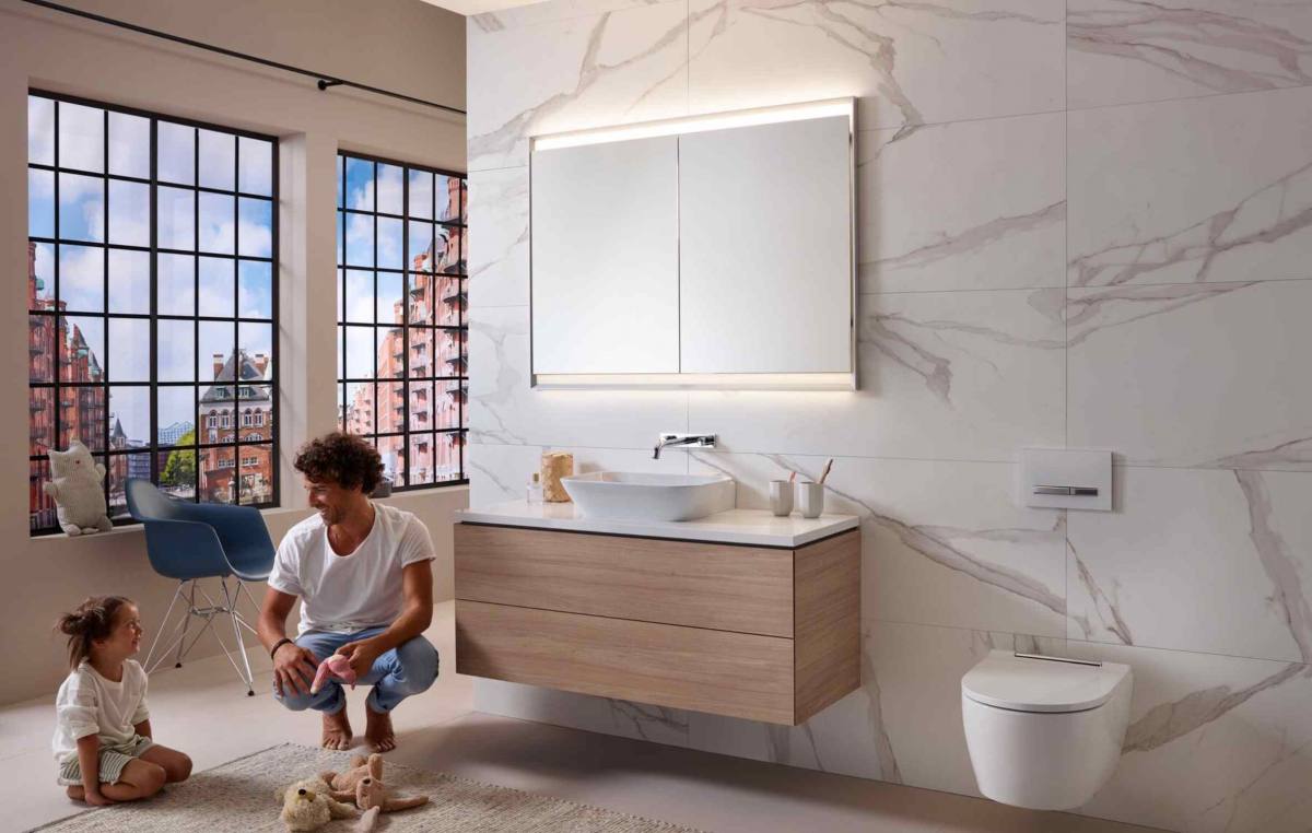 Geberit_ONE_element_s_ogledalom_lifestyle Novi element s ogledalom Geberit ONE za bolje osvjetljenje
