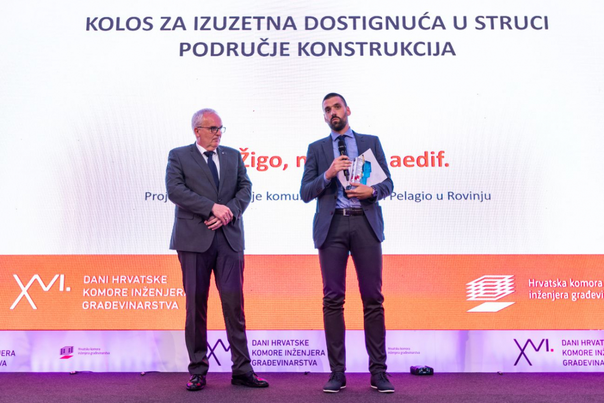 KOLOS_igo Najviše nagrada Kolos dodijeljeno za projekt Pelješki most