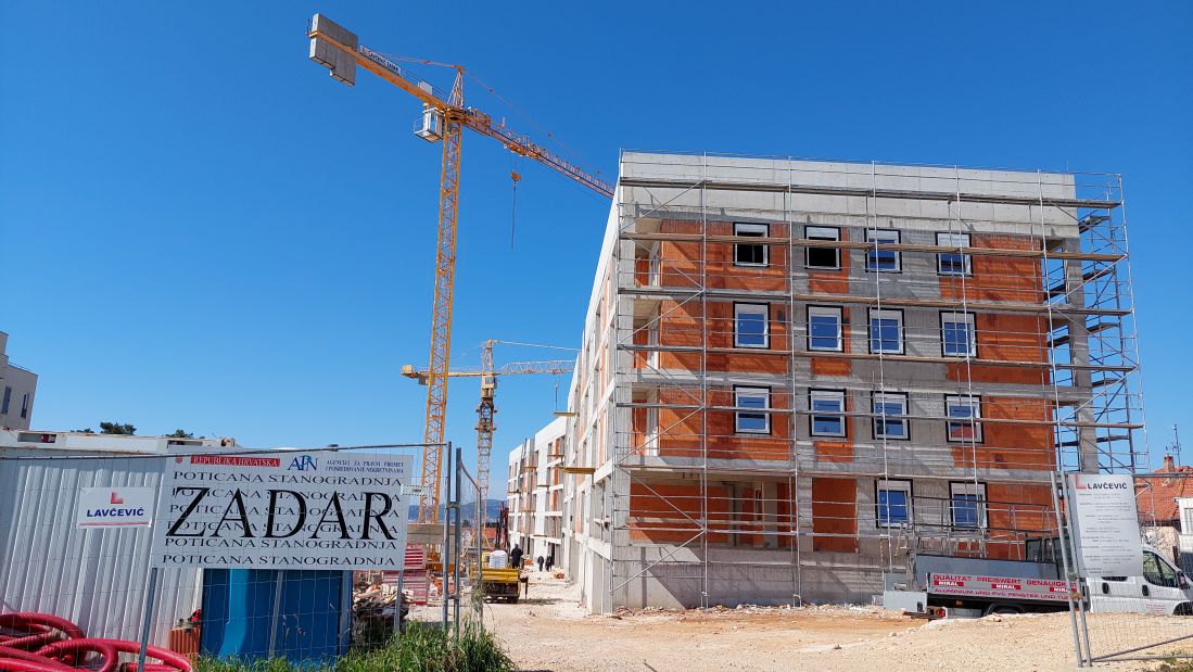 Gradnja se privodi kraju, a grad Zadar najavljuje izgradnju novih POS stanova i obiteljskih kuća