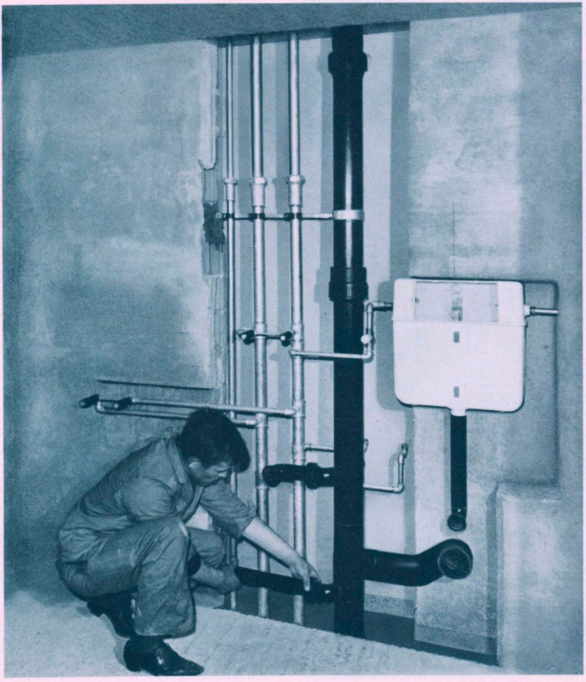 Concealed_Cistern_1964_Markus_Walther_Big_Size Prvi ugradbeni vodokotlić GEBERIT