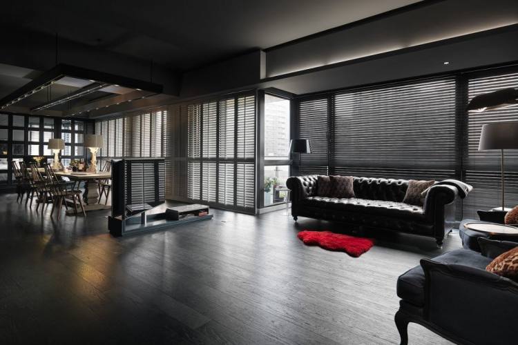 002-apartment-taipei-city-taipei-base-design-center-1050x700 002-apartment-taipei-city-taipei-base-design-center-1050x700 Transparentan interijer kojim dominiraju tamni tonovi