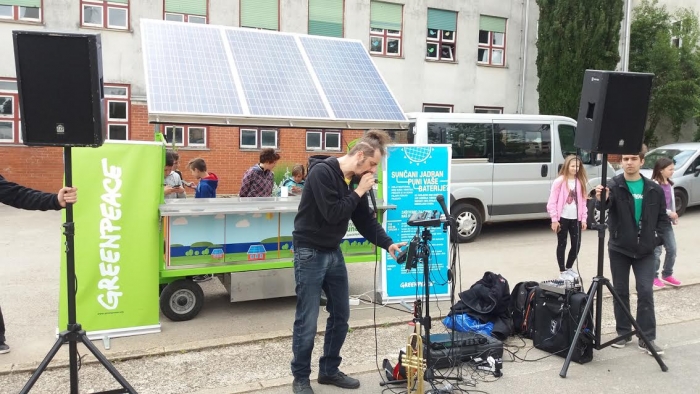 kiosk Osnova škola Jože Šurana u Višnjanu pobjednik natječaja "krovove na sunce"