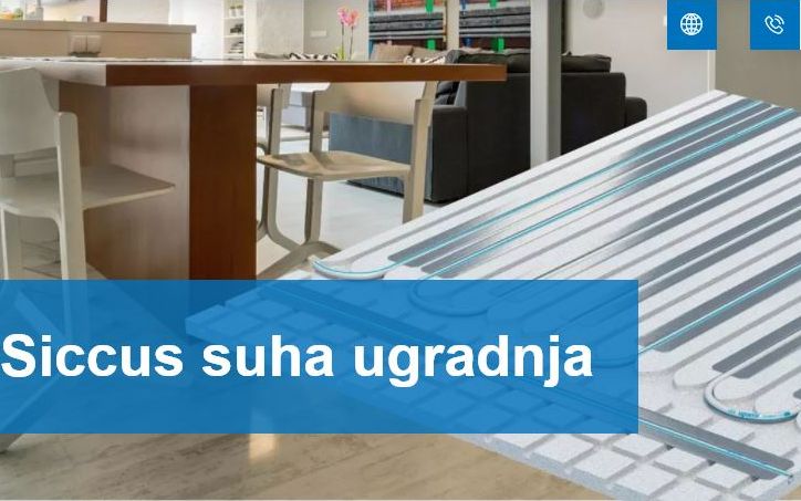 hbl Uponor Nubos - sustav podnog grijanja za mokru ugradnju