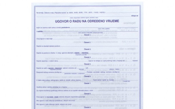 Obrazac_ugovora_o_radu_na_odredeno_vrijeme Teretni list A5 blok