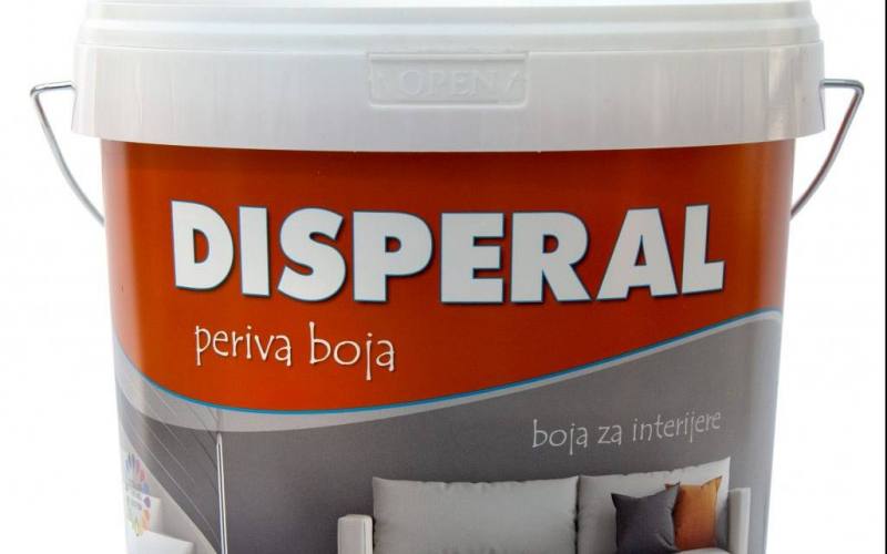 DISPERAL-periva-boja-boja-za-interijere_Sitolor Materijali i proizvodi u građevinarstvu.