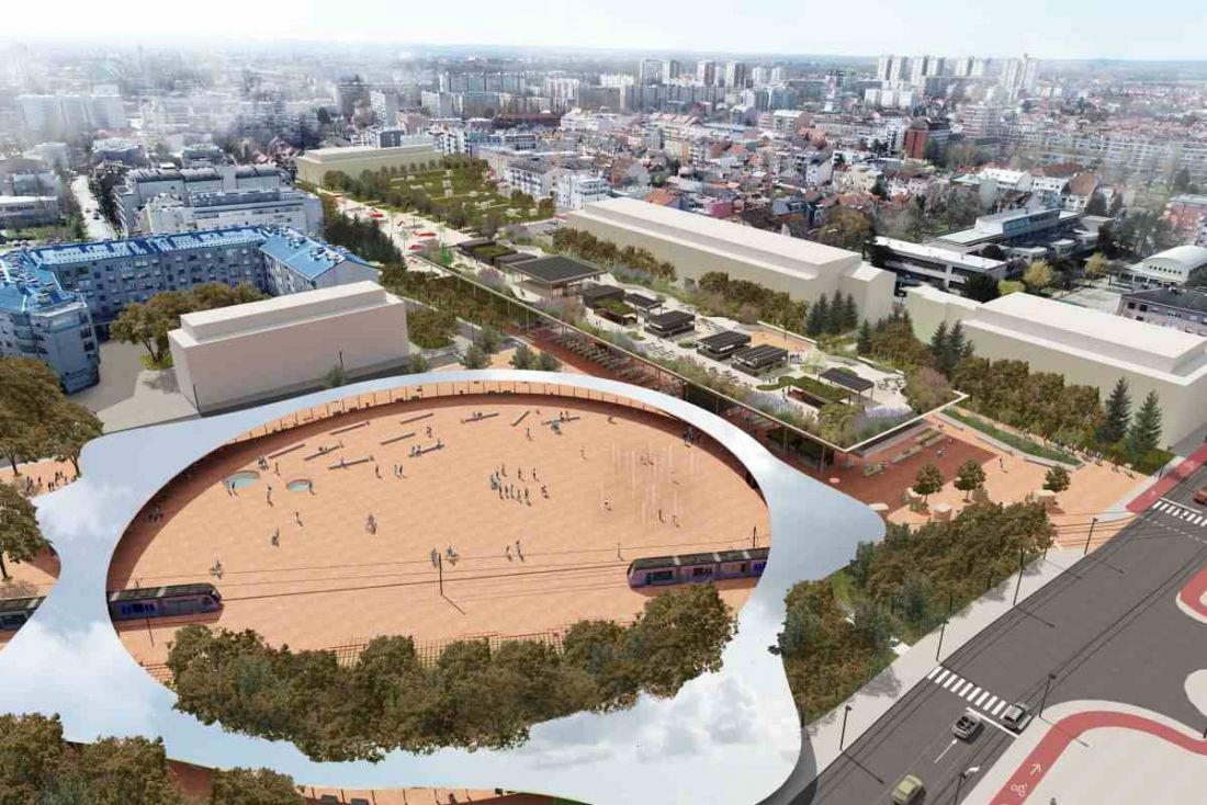 Tresnjevka_Farmers_Market_and_Plaza_Zagreb_Competition_Render__Aerial_View Pero Vuković: srž problema leži u načinu na koji se tretira arhitekta