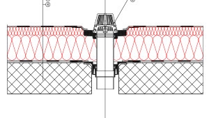 1-1-6 Ravni krov izvedbeni detalj | Rockwool