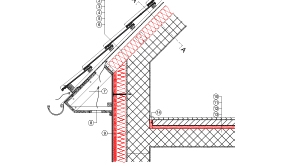 1-2-1 Detalj kosog krova | Rockwool